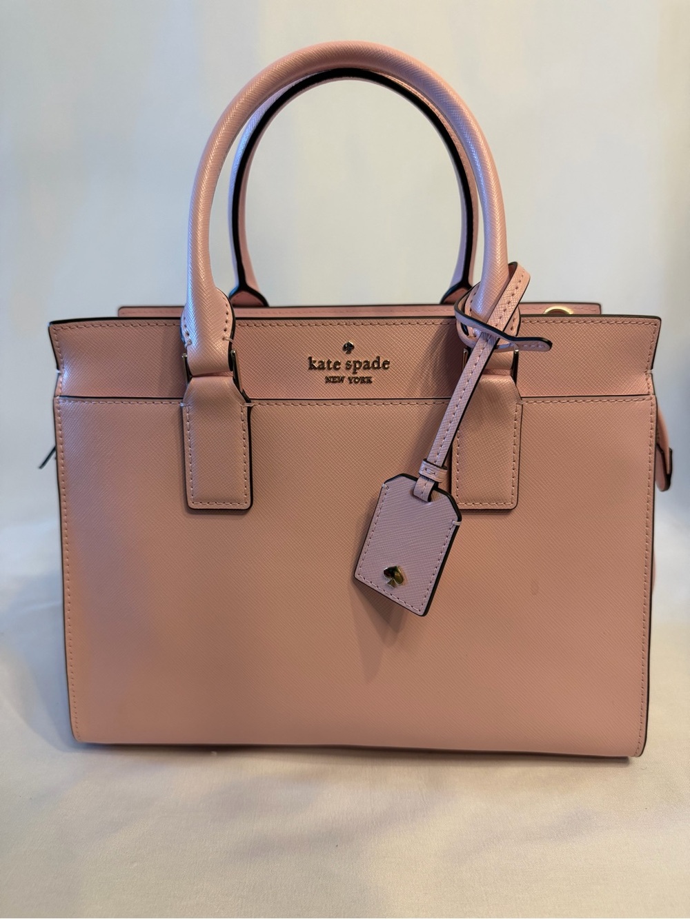 kate spade Blush Pink Leather Structured Satchel